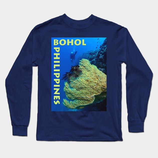 Bohol Philippines Long Sleeve T-Shirt by likbatonboot